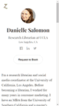 Mobile Screenshot of daniellesalomon.com