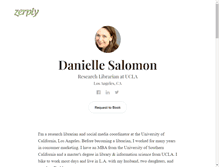 Tablet Screenshot of daniellesalomon.com